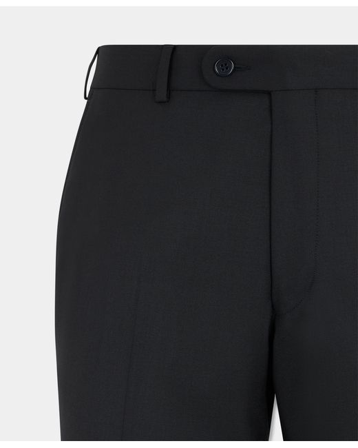 Brooks Brothers Black Travel Twill Trousers for men