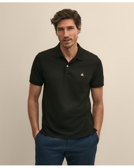 Brooks Brothers Black Golden Fleece Supima Cotton Polo for men