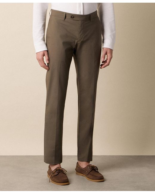 Brooks Brothers Multicolor Stretch Cotton Poplin Chino for men