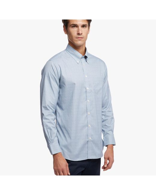 Camicia elegante Soho extra-slim fit in pinpoint non-iron, colletto  button-down da Uomo di Brooks Brothers in Blu | Lyst