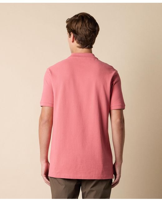 Brooks Brothers Pink Cotton Piqué Polo for men