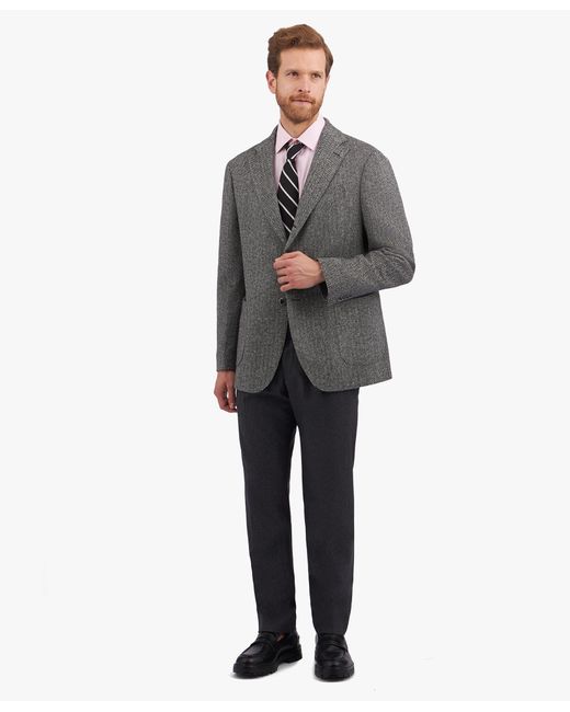 Brooks Brothers Pink Light Regular Fit Non-Iron Stretch Supima Cotton Pinpoint Oxford Cloth Dress Shirt With Ainsley Collar for men