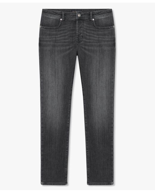 Medium Grey Stretch Cotton Jeans Brooks Brothers de hombre de color Blue