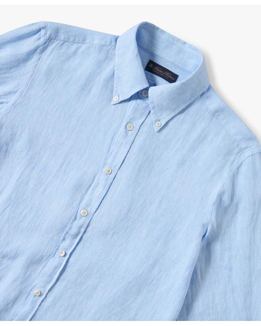 Brooks Brothers Hellblaues Button-down-freizeithemd in Blue für Herren