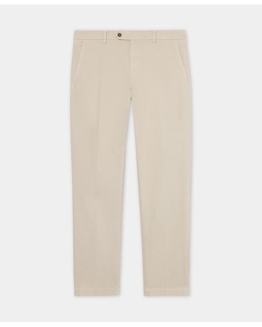 Brooks Brothers Natural Regular Fit Soft Twill Kirman Chino for men