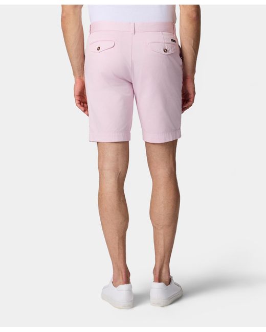 Bermuda De Gabardina De Algodón Elástico Brooks Brothers de hombre de color Pink