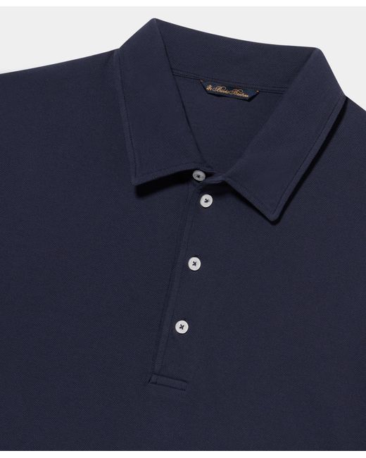 Brooks Brothers Poloshirt Aus Baumwoll-Piqué in Blue für Herren