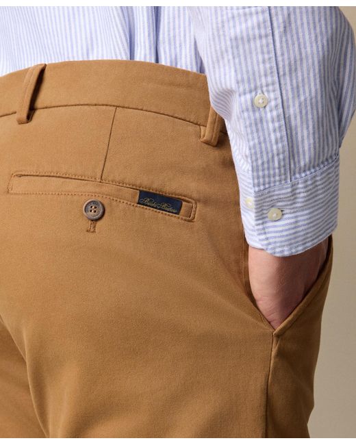 Brooks Brothers Natural Regular Fit Soft Twill Kirman Chino for men