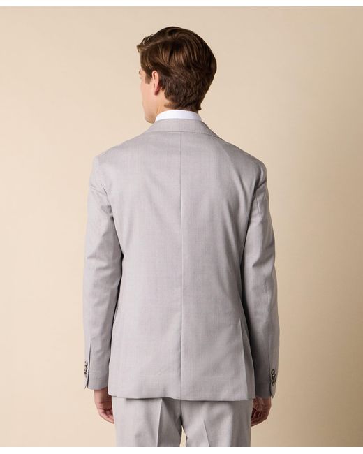 Brooks Brothers Gray Virgin Wool Blazer for men