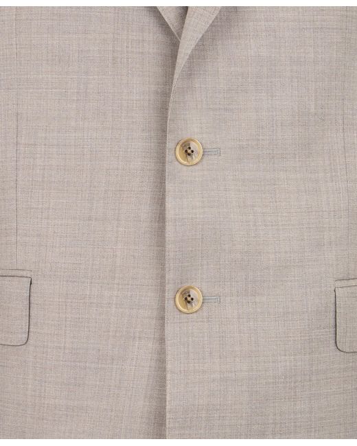 Brooks Brothers Gray Virgin Wool Blend Comfort Blazer for men