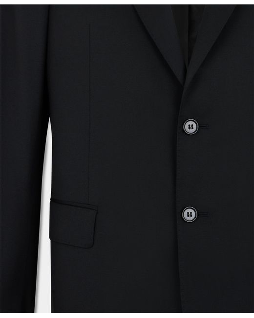 Brooks Brothers Black Performance Twill Virgin Wool Blazer for men