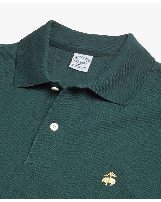 Brooks Brothers Green Golden Fleece Supima Cotton Polo for men