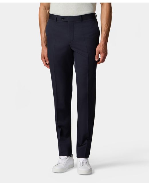 Pantalón De Lana Virgen Brooks Brothers de hombre de color Blue