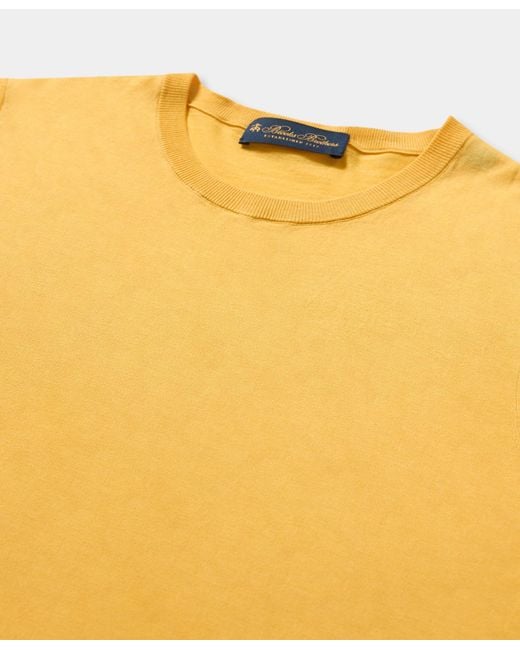 Brooks Brothers Yellow Silk Blend Top