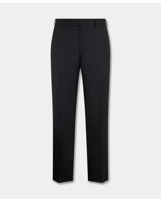 Brooks Brothers Black Travel Twill Trousers for men