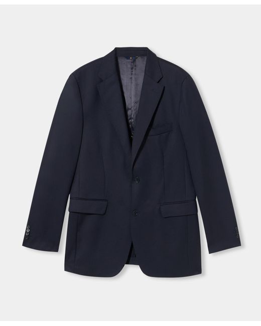 Brooks Brothers Blue Virgin Wool Single-Breasted Blazer for men