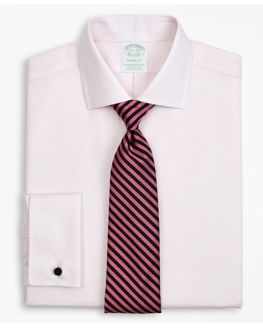 Brooks Brothers Cotton Stretch Extra Slim Slimfit Dress Shirt in Pink for Men Lyst