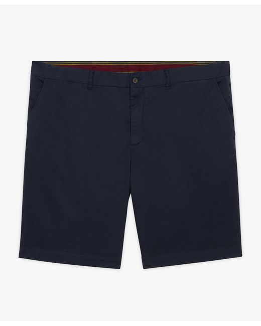 Brooks Brothers Marineblaue Chino-shorts Aus Baumwolle in Blue für Herren