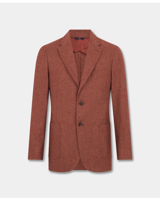 Brooks Brothers Red Melange Wool Blend Blazer for men
