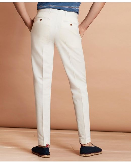 brooks brothers linen pants
