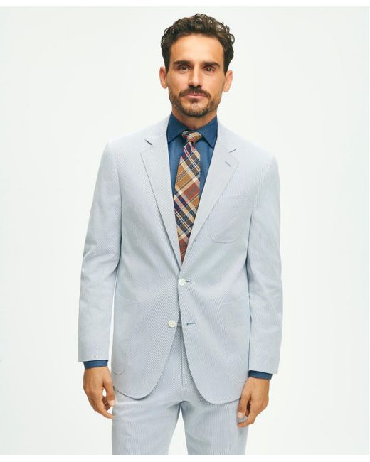 Brooks Brothers Blue The No. 1 Sack Suit In Cotton Bedford Cord for men