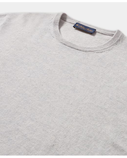Brooks Brothers White Cashmere Crewneck for men