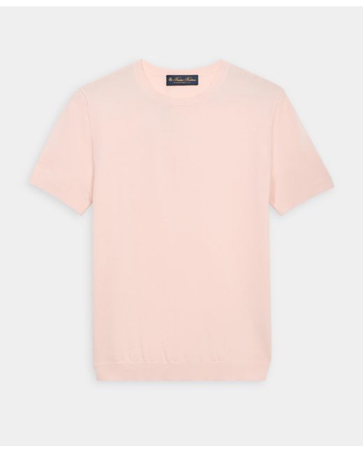 Brooks Brothers Pink Cotton Knit Top
