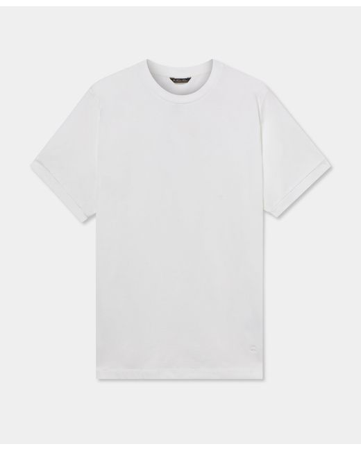 Brooks Brothers White Cotton T-Shirt for men