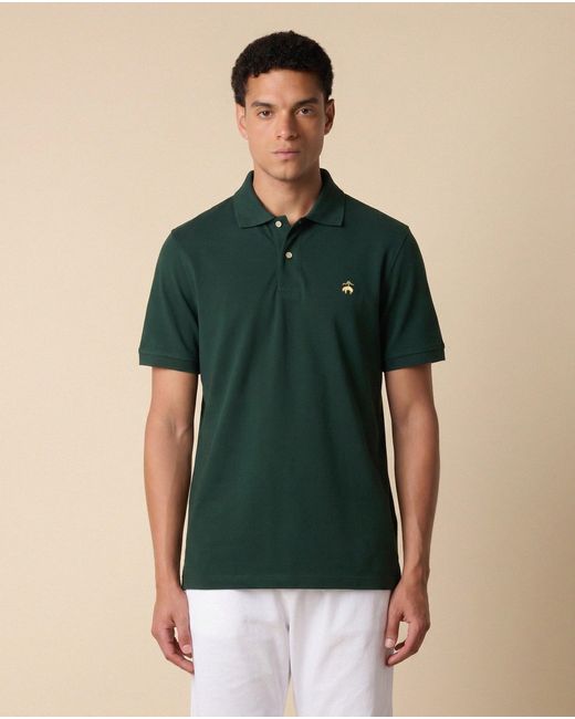 Brooks Brothers Green Golden Fleece Supima Cotton Polo for men