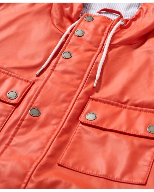 Brooks Brothers Red Double-Faced Raincoat for men