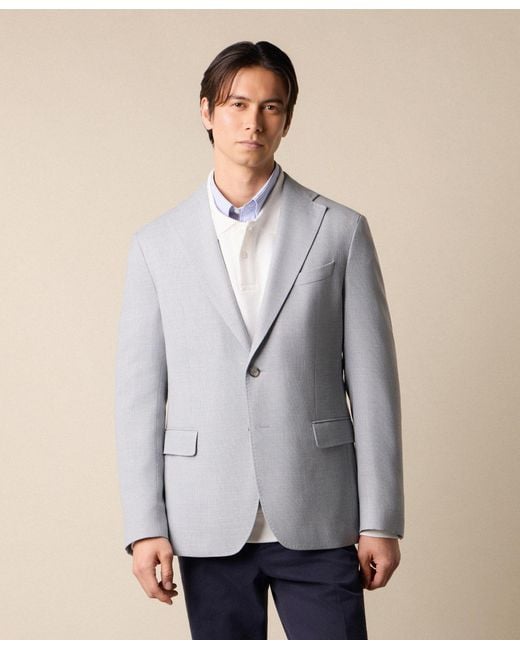 Brooks Brothers Blue Basket Weave Blazer for men