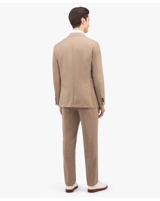 Brooks Brothers Beiger Anzug Aus Schurwolle in Natural für Herren