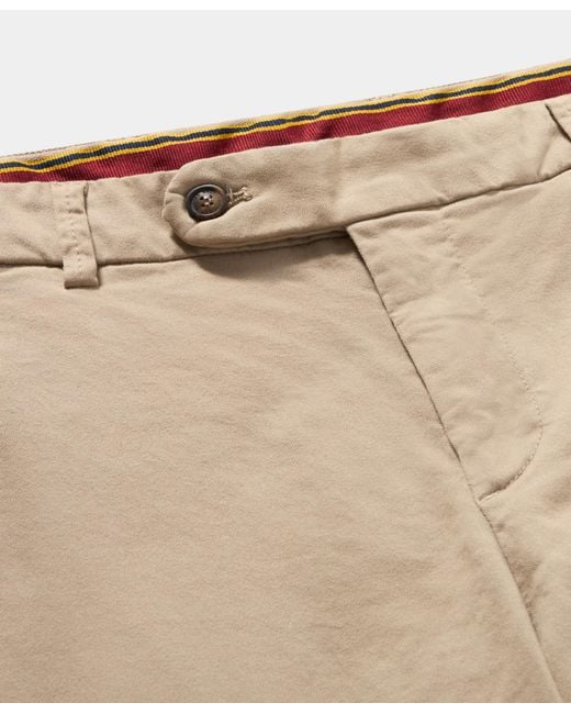 Brooks Brothers Natural Regular Fit Microtwill Stretch Cotton Chino for men