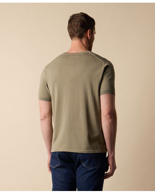 Brooks Brothers Green Makò Cotton T-Shirt for men