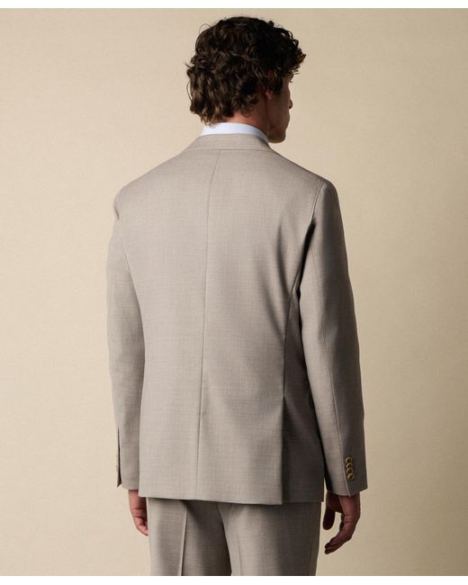 Brooks Brothers Gray Virgin Wool Blend Comfort Blazer for men