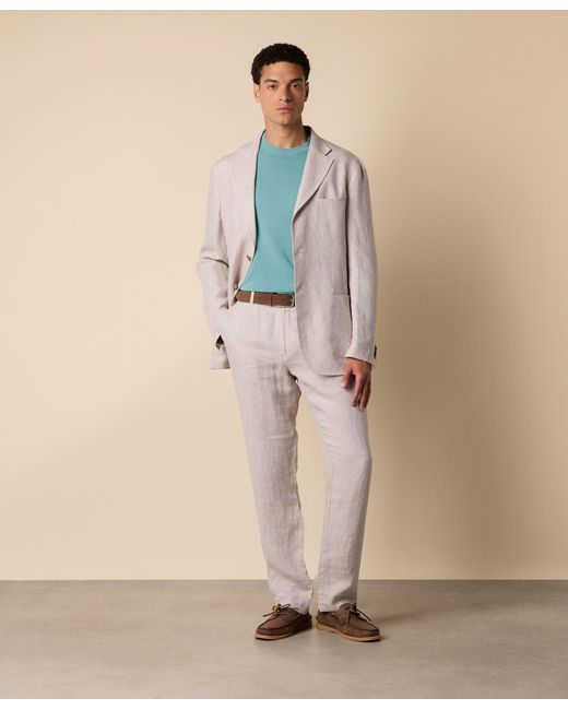 Brooks Brothers Multicolor Plain Linen Blazer for men