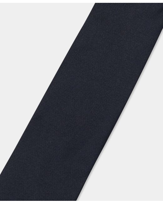 Brooks Brothers Blue Hopsack Plain Silk Tie for men
