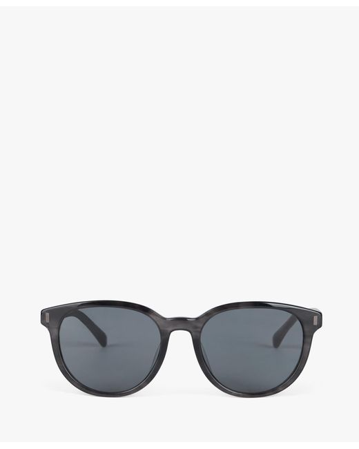 Black Round Sunglasses di Brooks Brothers in Gray da Uomo