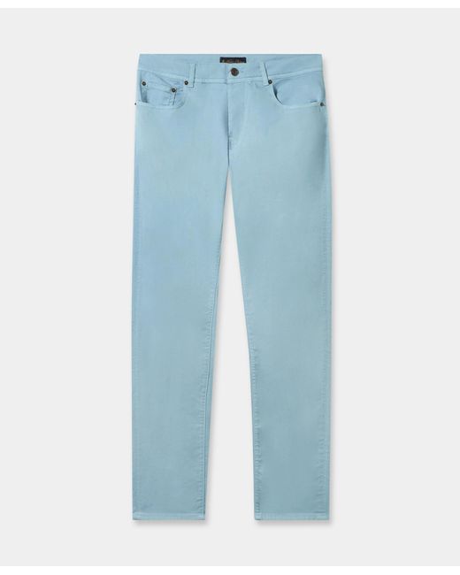 Brooks Brothers Stretch-Baumwoll-5-Pocket-Hose in Blue für Herren