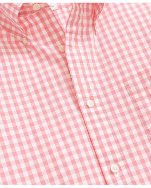 Camicia Sportiva Rossa Friday Con Collo A Polo Button-down di Brooks Brothers in Pink da Uomo