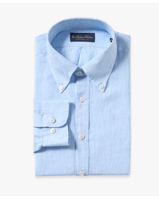 Brooks Brothers Hellblaues Button-down-freizeithemd in Blue für Herren