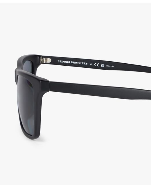 Black Square Sunglasses di Brooks Brothers in Gray da Uomo