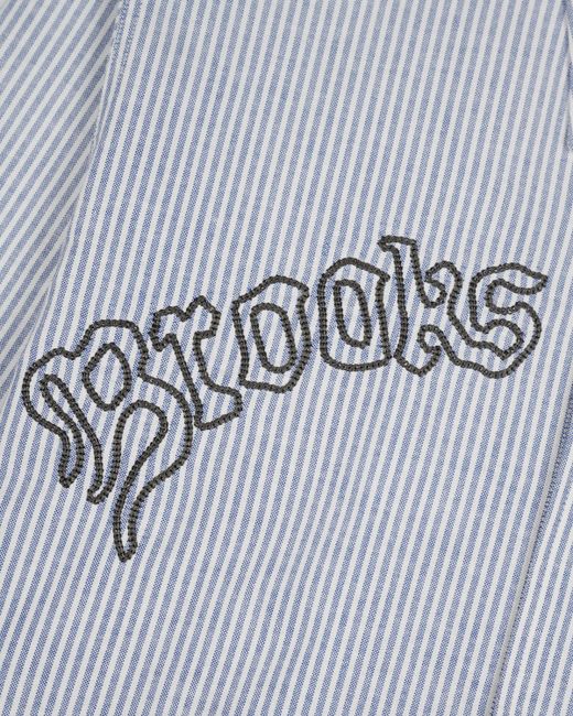 Brooks Brothers Gray X Brain Dead California Embroidered Oxford Shirt for men