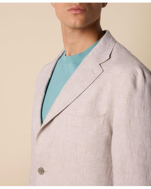 Brooks Brothers Multicolor Plain Linen Blazer for men