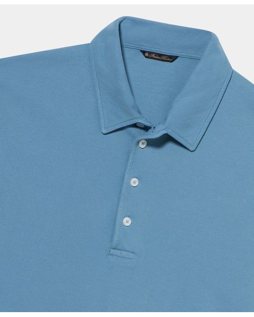 Brooks Brothers Poloshirt Aus Baumwoll-Piqué in Blue für Herren
