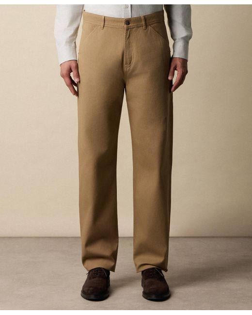 Brooks Brothers Natural Stretch Cotton Gabardine 5-Pocket Pant for men