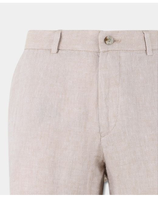 Brooks Brothers Gray Linen Trousers for men