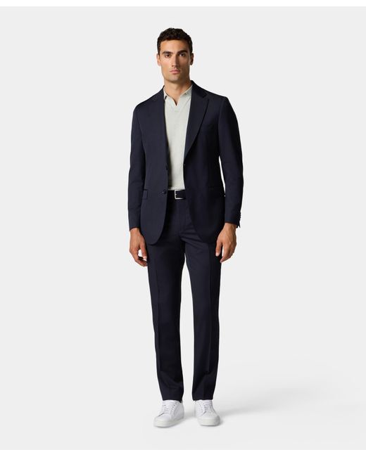 Brooks Brothers Blue Virgin Wool Single-Breasted Blazer for men