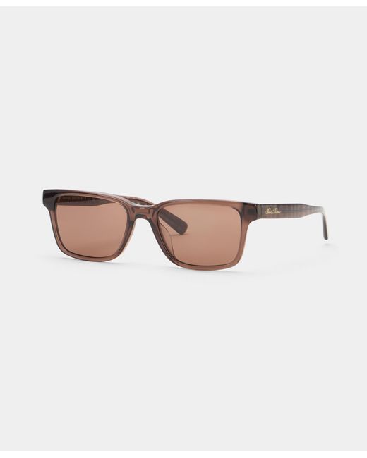 Brooks Brothers Pink Check Sunglasses for men