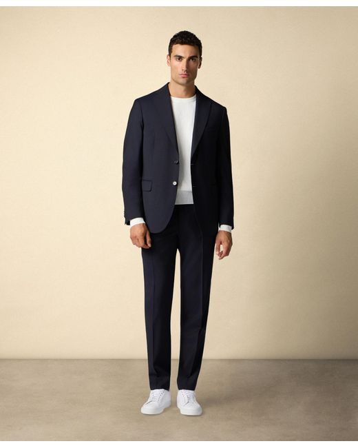 Brooks Brothers Blue Virgin Wool Blazer for men